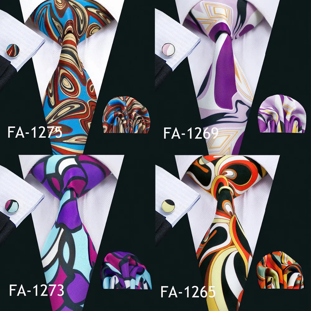 Famous Brand Cravate 2018 New Printed Tie Neck Ties For Mens Wedding Tie 8.5cm Width Mens Gravata Party Neckties For Wedding