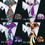 Famous Brand Cravate 2018 New Printed Tie Neck Ties For Mens Wedding Tie 8.5cm Width Mens Gravata Party Neckties For Wedding