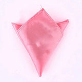 Satin Handkerchief For Men Candy Color Mens Suits Pocket Square Business Chest Towel Hanky Suit Napkin Solid  Sale