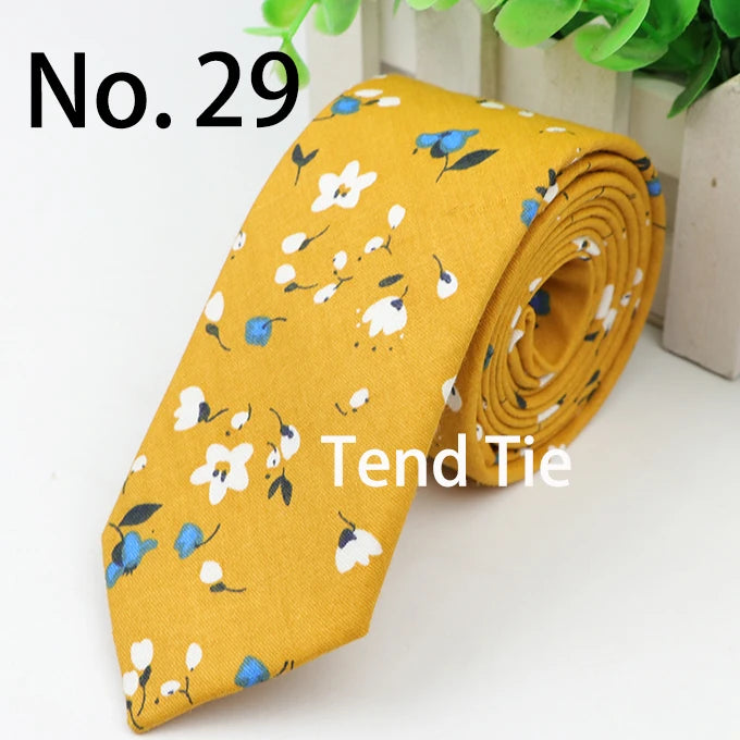 Cotton Men's Colourful Tie Duck Dog Fruit Flower Ties Narrow Kids Children Necktie Slim Skinny Cravate Narrow Thick Neckties