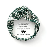 Korean Style Summer Lovely Hairband Women Hair Accessories Turban Twist Cross Headwrap Girl Floral Elastic Knotted Headwear