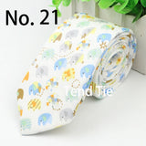 Cotton Men's Colourful Tie Duck Dog Fruit Flower Ties Narrow Kids Children Necktie Slim Skinny Cravate Narrow Thick Neckties