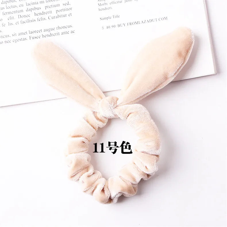 Velvet Scrunchie Women Girls Elastic Hair Rubber Bands Accessories Gum For Women Tie Hair Ring Rope Ponytail Holder Headdress