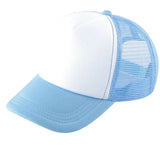 1 Piece Custom Logo Mesh Hats Men's Relaxation Hat Cheap Adult Adjustable Polyester Baseball Caps Students Hat Free Design