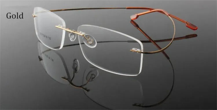 Titanium Eyewear armacao para oculos de grau Frameless Titanium Alloy Eye Glasses Frame Optical Glasses Frames for Women and Men