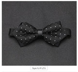 Men Bowtie Newest Butterfly Knot Mens Accessories Luxurious Bow Tie Black Cravat Formal Commercial Suit Wedding Ceremony Ties