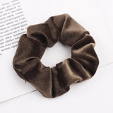 Velvet Scrunchie Women Girls Elastic Hair Rubber Bands Accessories Gum For Women Tie Hair Ring Rope Ponytail Holder Headdress