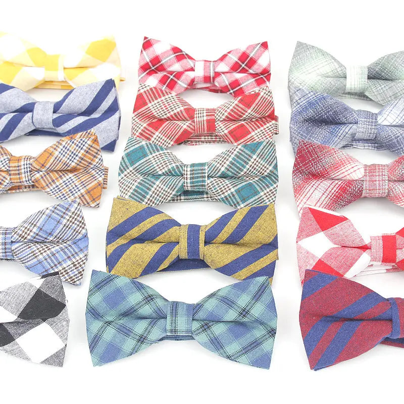 Brand New Men's Classic Plaid Ties For Men Necktie Suits Wedding Neck Tie For Business Cravats 5cm Pocket square Necktie sets