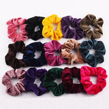 Velvet Scrunchie Women Girls Elastic Hair Rubber Bands Accessories Gum For Women Tie Hair Ring Rope Ponytail Holder Headdress