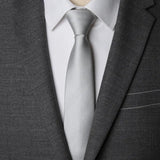Men Necktie Zipper Lazy Tie Fashion Solid 6cm Ties Business for Man Gravatas Handkerchief Bowtie Mens Wedding Shirt Accessories