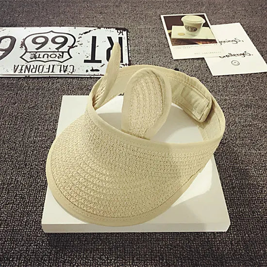 Cartoon Floppy Sun Hat for Kids Summer Beach Cap Sunshade Visor Top Unisex Baby Girl Boy Children's Sun Protection Accessory