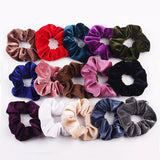 Velvet Scrunchie Women Girls Elastic Hair Rubber Bands Accessories Gum For Women Tie Hair Ring Rope Ponytail Holder Headdress