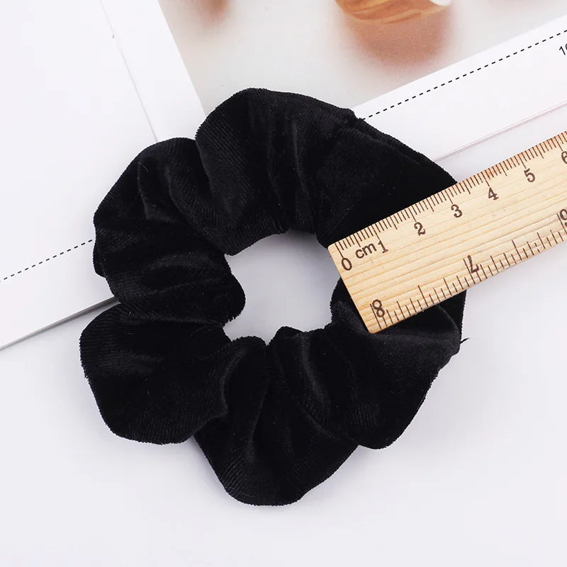 Velvet Scrunchie Women Girls Elastic Hair Rubber Bands Accessories Gum For Women Tie Hair Ring Rope Ponytail Holder Headdress