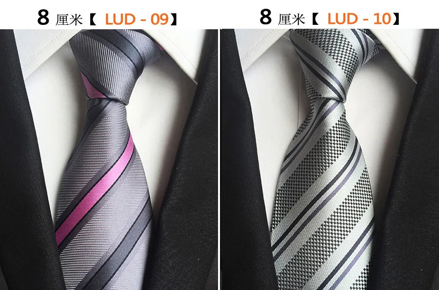 68 Colors NEW 8cm Tie for Man  Tie Luxury Striped Flower Business Neck Tie Suit Cravat Wedding Party Necktie Men Gift