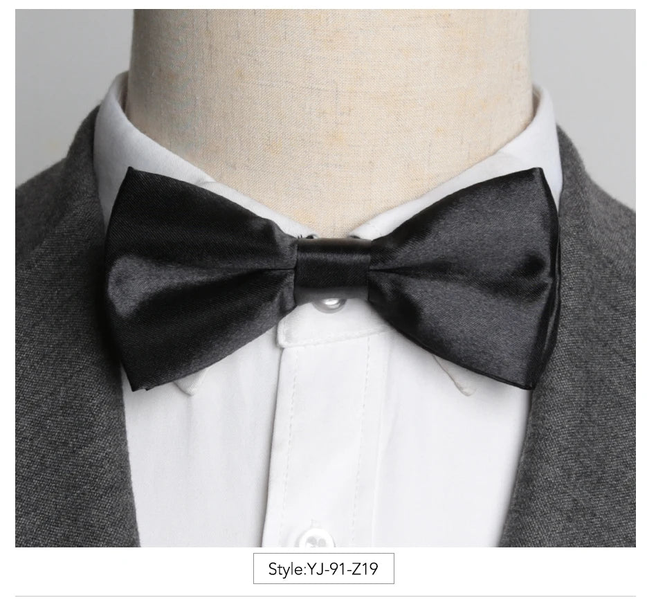 Men Bowtie Newest Butterfly Knot Mens Accessories Luxurious Bow Tie Black Cravat Formal Commercial Suit Wedding Ceremony Ties