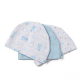 New Born Baby Boy Hats 3/5Pieces Cotton Baby Girls Hats Cartoon 0-6Months Unisex Soft Solid Color Infant Accessories