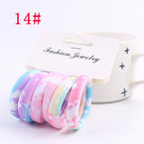 6PCS/Sett Cute Girls Elastic Hair Bands Scrunchies Ponytail Holder Rubber Bands Hair Ties Sweet Kids Hair Rope Hair Accessories