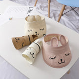Cartoon Floppy Sun Hat for Kids Summer Beach Cap Sunshade Visor Top Unisex Baby Girl Boy Children's Sun Protection Accessory