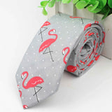 Cotton Men's Colourful Tie Duck Dog Fruit Flower Ties Narrow Kids Children Necktie Slim Skinny Cravate Narrow Thick Neckties