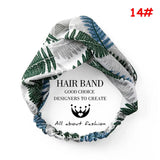 Korean Style Summer Lovely Hairband Women Hair Accessories Turban Twist Cross Headwrap Girl Floral Elastic Knotted Headwear