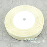 (50 yards/roll) Beige Organza Ribbons wholesale gift wrapping decoration Christmas ribbons 12/15/20/25/40/50mm