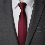 Men Necktie Zipper Lazy Tie Fashion Solid 6cm Ties Business for Man Gravatas Handkerchief Bowtie Mens Wedding Shirt Accessories