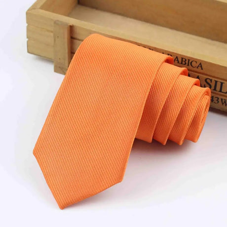 Formal Skinny Size Necktie 2.5inch Groom Gentleman Narrow Ties Men Wedding Party Polyester Gravata 6cm Width