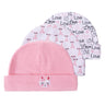 New Born Baby Boy Hats 3/5Pieces Cotton Baby Girls Hats Cartoon 0-6Months Unisex Soft Solid Color Infant Accessories