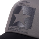 New five-pointed star printed baseball cap spring summer breathable net caps men women outdoor sun shade hat adjustable wild hat