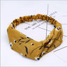 2020 Fashion Bohemian Headband Print Hairbands For Women Girls Vintage Cross Knot Turban Bandanas Headwear Hair Accessories