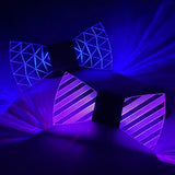 LED Acrylic Bow Tie Light up LED Men Bow Tie Luminous Bow tie Costume Men Ties DJ Dance Glow Decoration Novelty Gift LED Cravat