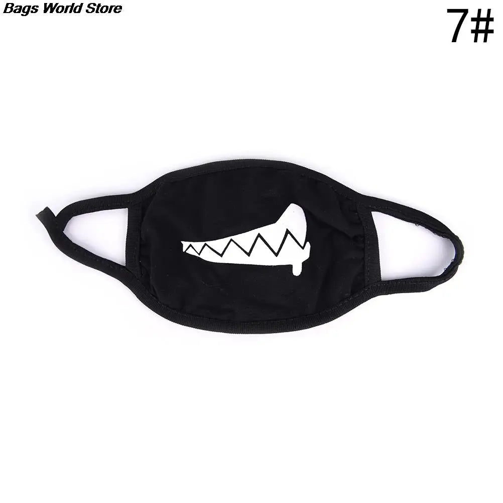 1pc Mouth Face Mask Unisex Cotton Dustproof Mouth Face Mask Anime Cartoon Bear Women Men Muffle Face Mouth Party Masks