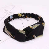 2020 Fashion Bohemian Headband Print Hairbands For Women Girls Vintage Cross Knot Turban Bandanas Headwear Hair Accessories