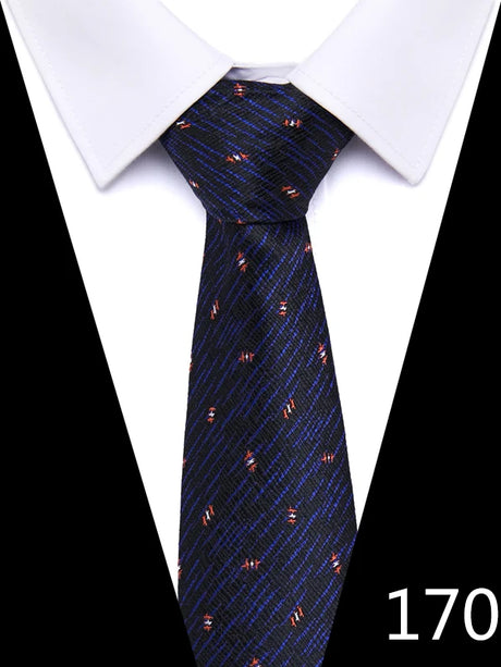 New Style Fashion Men's Tie 7.5 cm Blue Necktie Green & Orange Gravatas For Men Paisley Floral Fit Wedding Workplace