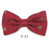 JEMYGINS Christmas Bow Ties for Mens Shirt  Snowflake Christmas Tree Pattern Men Silk Bow Tie  Christmas Party Gift