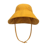 Big Brim Baby Sun Hat Summer Spring Kids Bucket Hat for Girls Boys Cotton Linen Children Cap Beach Travel Kids Hats Caps 2M-4Y