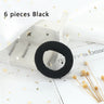 6Pcs/Lot Solid Color Basic Rubber Bands Simple High Elastic Hairband Girls Headwear Headband Fashion Women Gum Hair Accessories