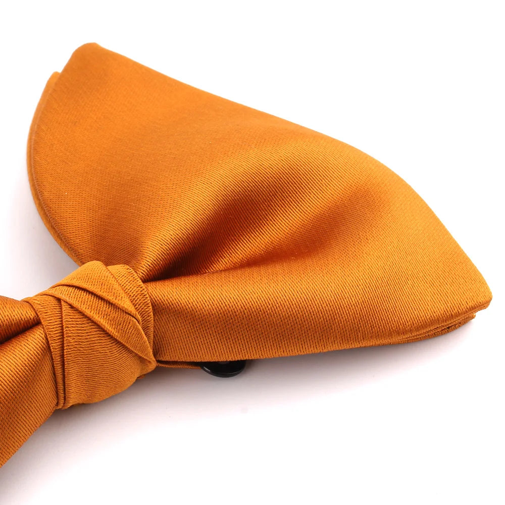 New Solid Bow Tie For Men New Wedding Bowtie Adjustable Oversize Bow tie For Wedding Groom Big Bow ties Butterfly Men's Gifts