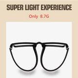 Men's And Women's Finished Myopia Glasses TR90 Frames And Aspherical Anti Blue Ray Photochromic Lenses SPH 0~-6.00 CYL 0~-2.00