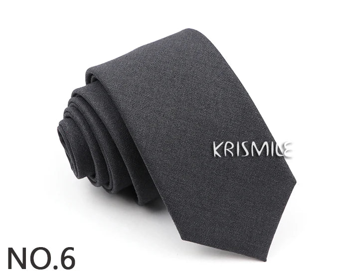 Hot Sale Mens Ties Classic Cotton 6CM Handmade Skinny Neck Ties Slim Plaid Striped Ties For Formal Business Wedding Party Gravat