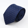 New Classic Strieped Dot Ties For Men Jacquard 7cm Polyester Narrow Tie Skinny Wedding Groom Business Necktie Suit Shirt Gift