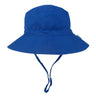 Girls Boys Outdoor Anti UV Beach Cap Summer Baby Sun Hat Swimming Hat Kids Bucket Cap with Adjustable Chin Strap 0-8 Years