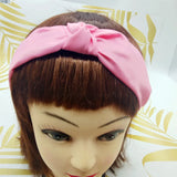 Fashion Top Knot Satin Headbands Wide Fabric Makeup Hairbands for Women Girls Ladies Washing Hair Hoops Bezel Hair Accessories