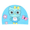 Children Cartoon Swimming Cap Kids Elastic Fabric Swiming Pool Water Sport Protect Ears Hat Swim Bathing Hats Caps Boys Girls
