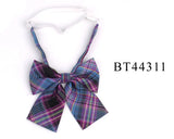 Ladies Plaid Bowtie Casual Bow tie For Women Uniform Collar Butterf Bowknot Adult Check Bow Ties Cravats Cotton Girls Bowties
