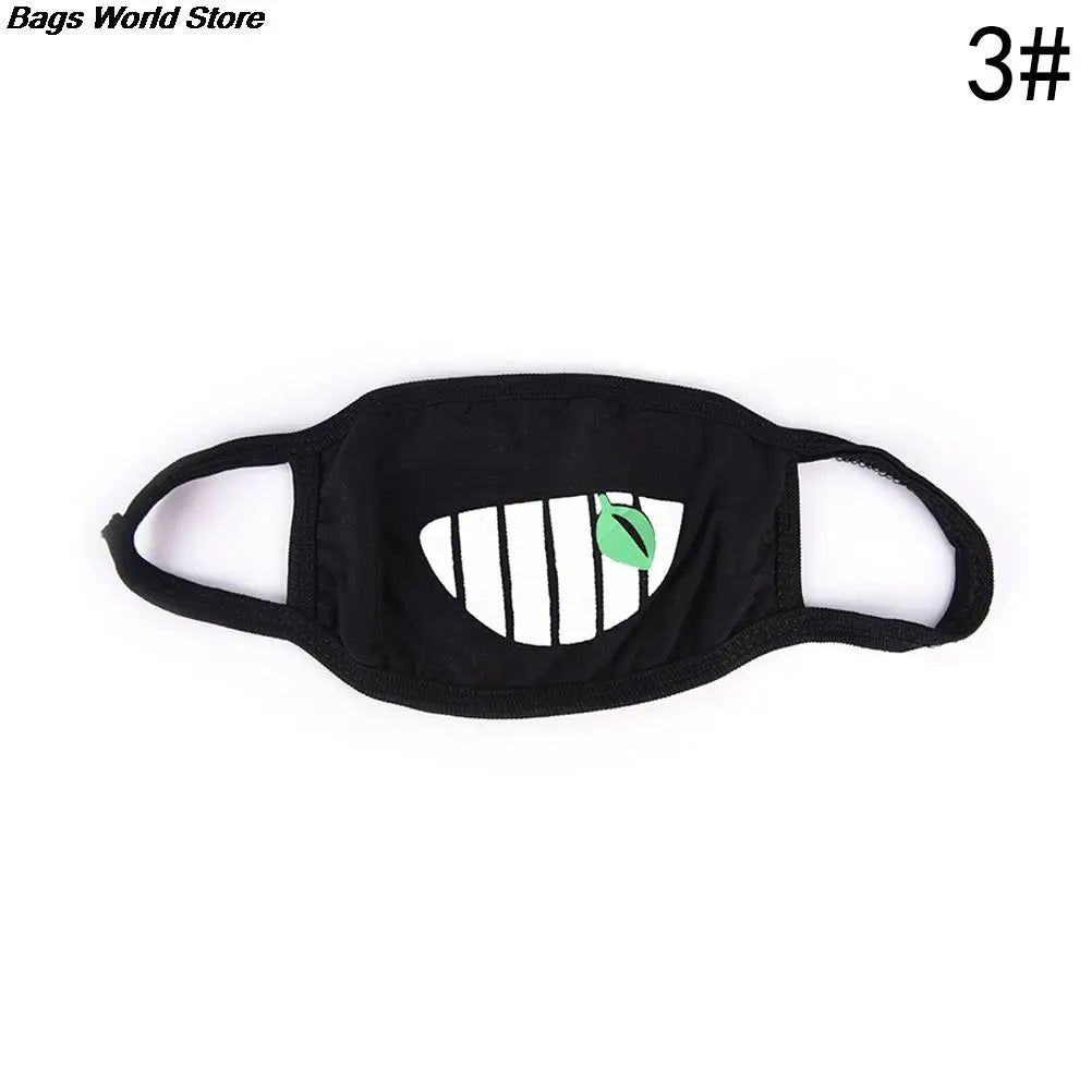 1pc Mouth Face Mask Unisex Cotton Dustproof Mouth Face Mask Anime Cartoon Bear Women Men Muffle Face Mouth Party Masks