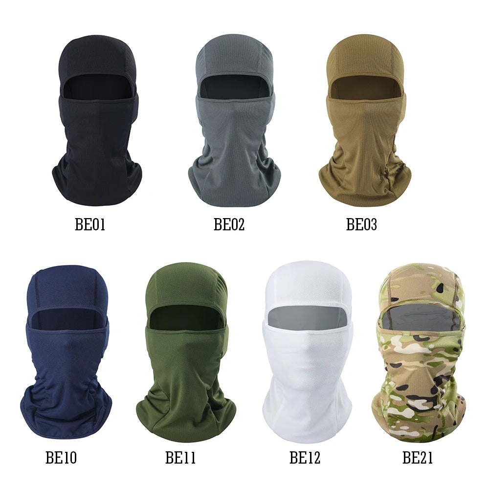 Camouflage Balaclava Cap Windproof Full Face Mask Breathable Sports Cycling Helmet Liner Outdoor Hiking Camping Beanies Hat Men