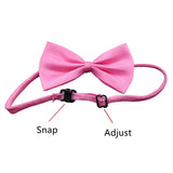 Black Neck Tiebow for Boys Girls Toddler Adjustable Solid Bow Tie Party  Wedding Children's Accessories Not Afraid of Creases