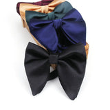 Men's Fashion Suits Bow Tie Women Classic Big Bowtie For Man Wedding Bowknot Adult Mens Bowties Cravats Uniform Solid Black Tie