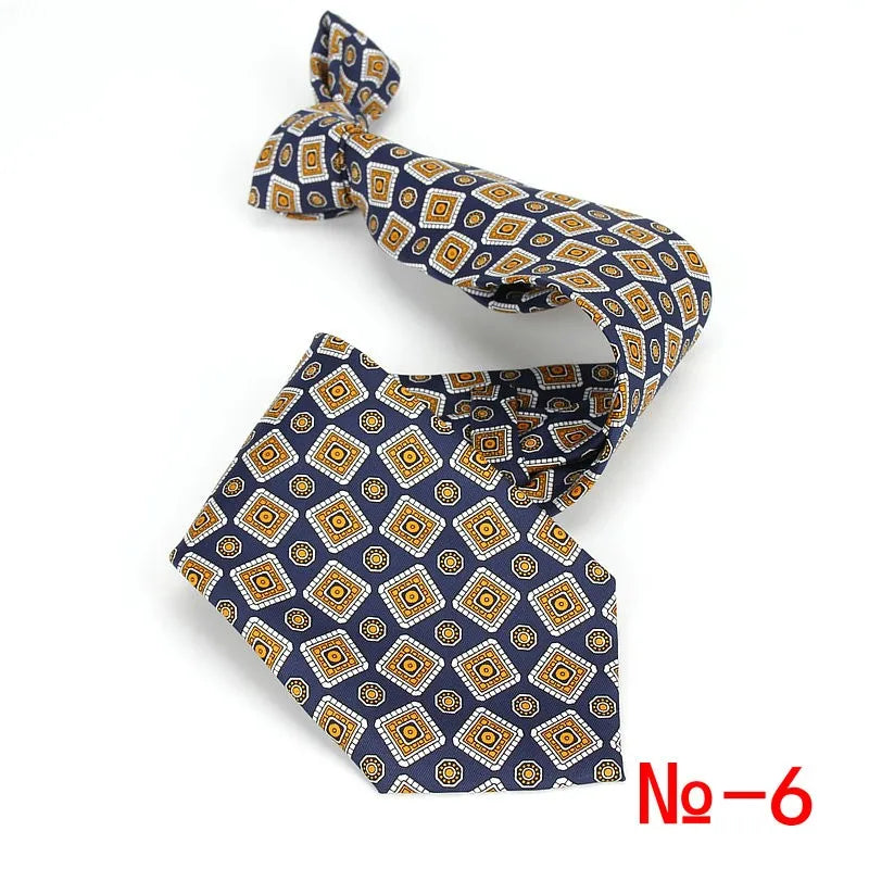 Original 9cm Natural Silk Tie Handmade Fashion Men Neck Tie Multicolor Men Digital Print Neckties For Party Paisley Plaid Cravat